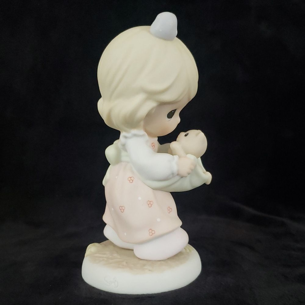 Vintage Precious Moments "Purr-Fect Friends" Figurine #488364 (1999)